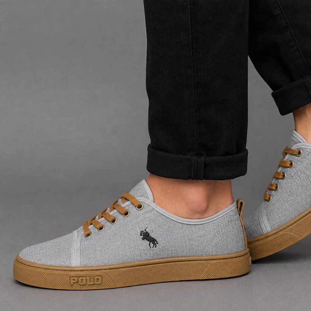 Tênis Masculino Polo De Amarrar Super Leve E Macio 2200
