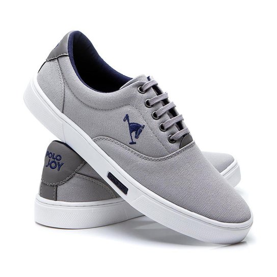 Tênis Masculino Polo Joy Casual Em Lona - Cinza Claro é ruim? Tênis Masculino Polo Joy Casual Em Lona - Cinza Claro é boa?