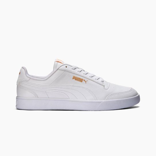 Tênis Masculino Puma Shuffle Branco para Usar com Bermuda - Branco Menor preço em Tênis Masculino Puma Shuffle Branco para Usar com Bermuda - Branco