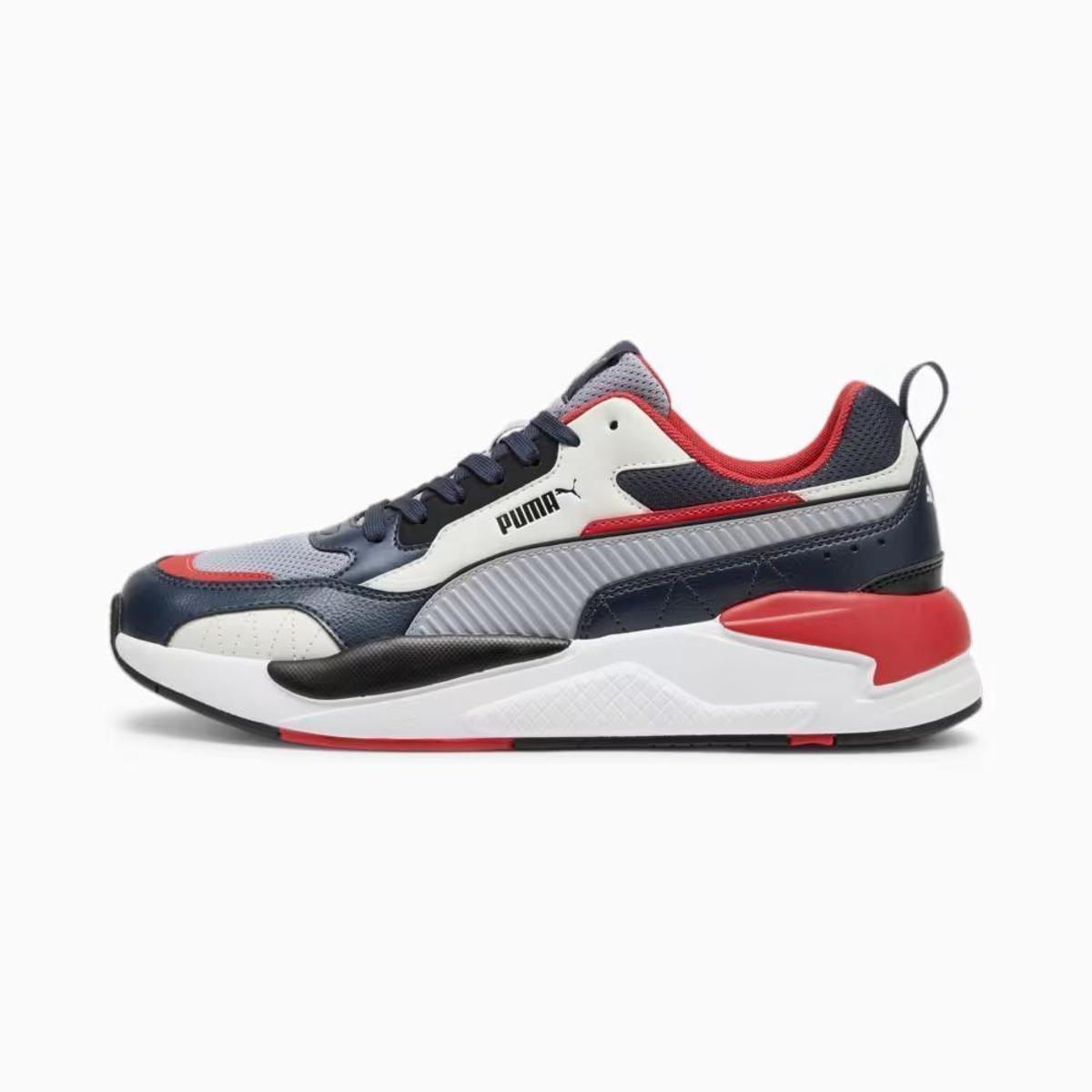 TÊNIS MASCULINO PUMA X-RAY 2 SQUARE 368651 - Marinho+Vermelho