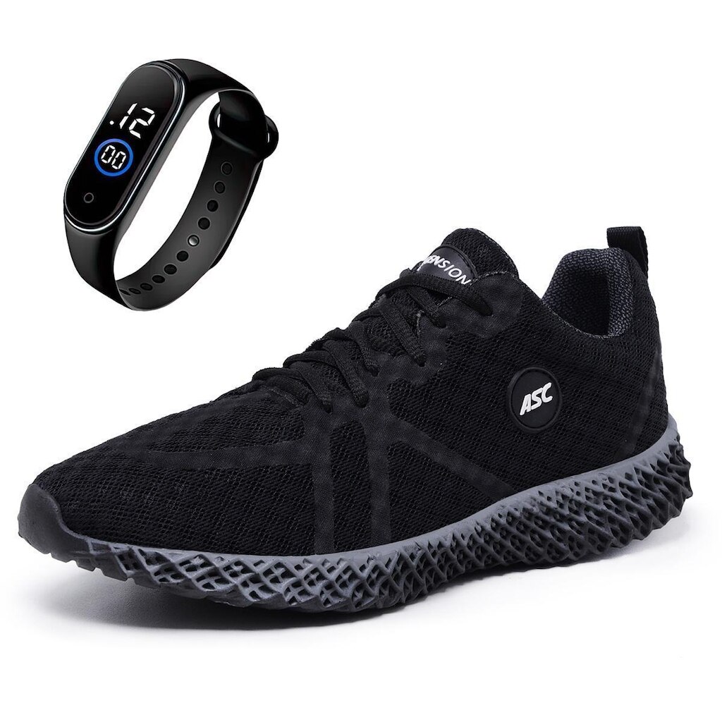 Tênis Masculino + Relógio Digital Fino: Conforto e Estilo no Seu Dia a Dia!