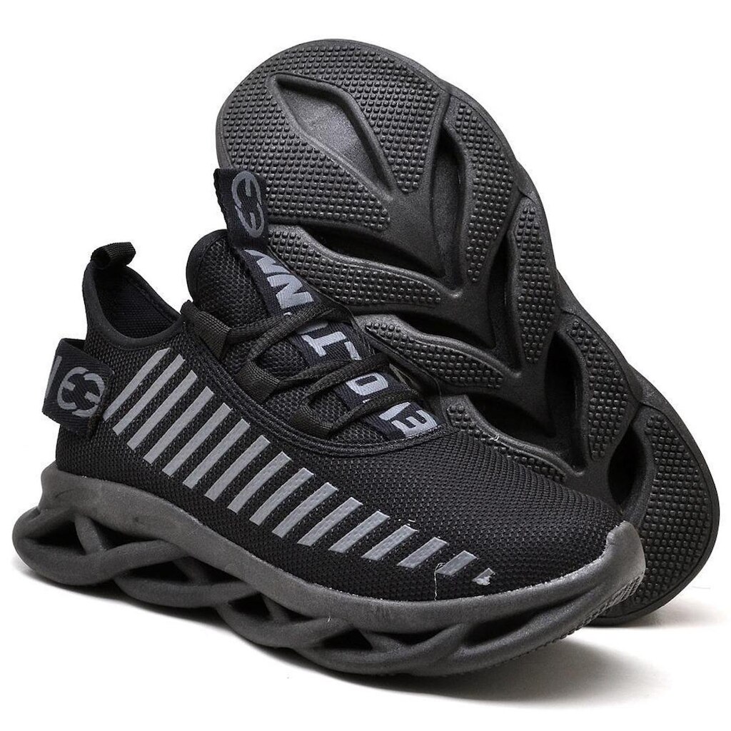 Tênis Masculino Running Academia Esporte Solado Trançado