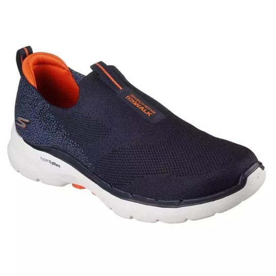 Tenis Masculino Running Skechers Go Walk 6 216202br - Marinho Menor preço em Tenis Masculino Running Skechers Go Walk 6 216202br - Marinho