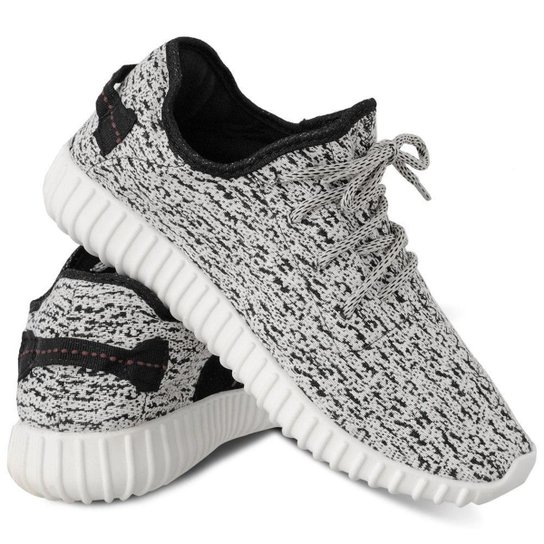 Tenis Masculino Sapatenis Yzy cinza Super Leve - Cinza Menor preço em Tenis Masculino Sapatenis Yzy cinza Super Leve - Cinza