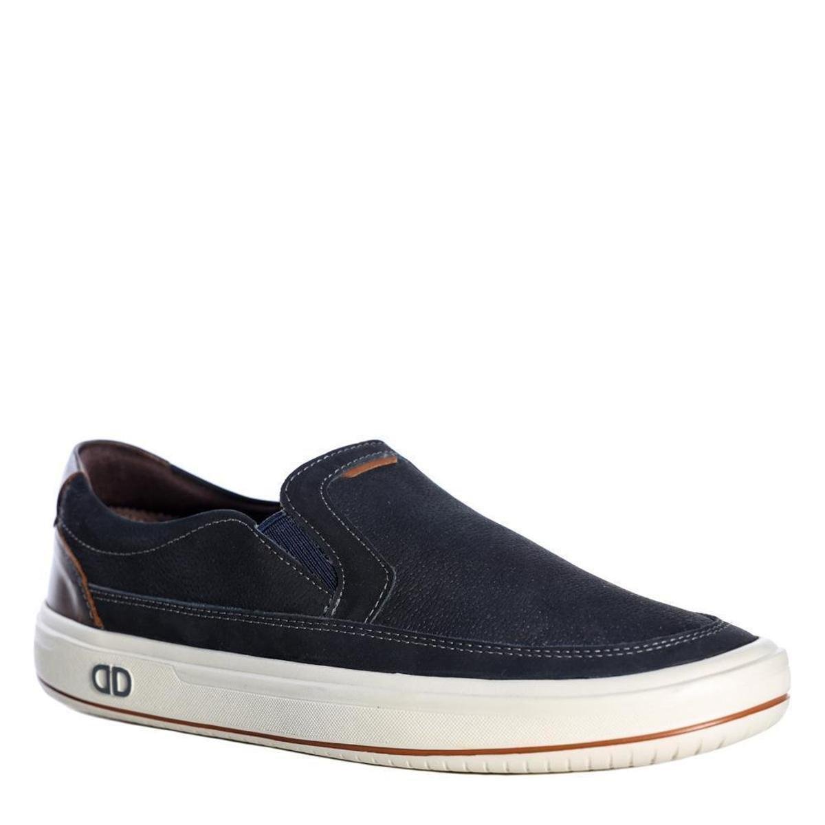 Tênis Masculino Sem Cadarço Democrata Navy - Azul | Netshoes