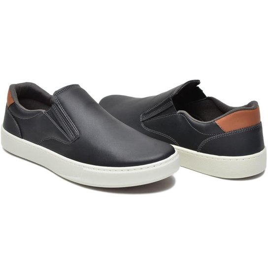 Tênis Masculino Slip On Sapatênis Casual Social Macio Sapato