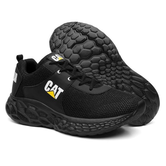 Tenis Masculino Super Leve Confortavel Cat - Preto é ruim? Tenis Masculino Super Leve Confortavel Cat - Preto é boa?