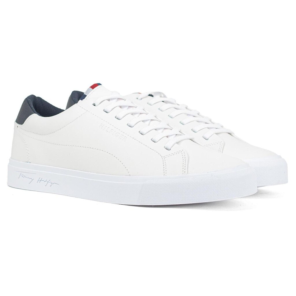 Tênis Masculino Tommy Hilfiger Clássico Greg 1A Couro Premium Original 04171