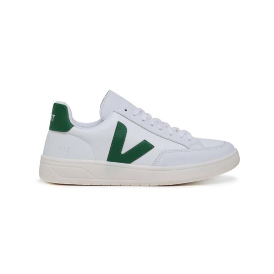 Tênis Masculino Vert-V-12 Couro Extra White Cyprus Original - Branco Menor preço em Tênis Masculino Vert-V-12 Couro Extra White Cyprus Original - Branco