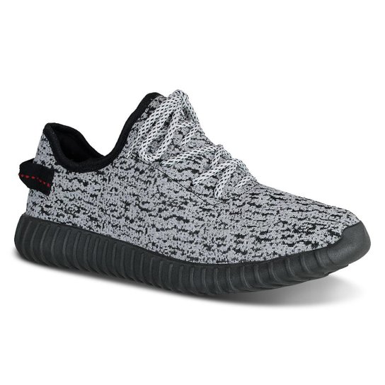 Tenis Masculino Yzy Kazup Sapatenis Masculino Super Leve - Preto Menor preço em Tenis Masculino Yzy Kazup Sapatenis Masculino Super Leve - Preto