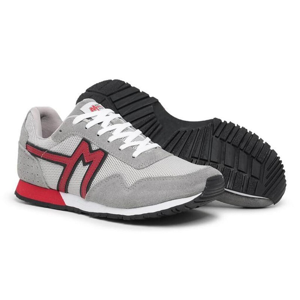 Tênis MasterFeet AK- Cinza e Vemerlho