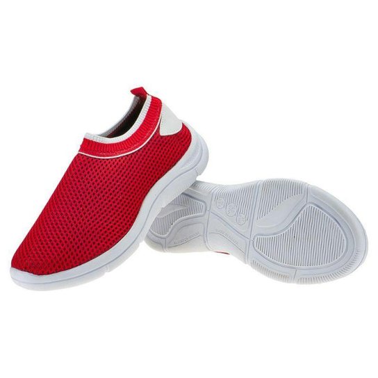 Tênis Meia Feminino Calce Fácil Leve Confortável 34 ao 39 - Vermelho é ruim? Tênis Meia Feminino Calce Fácil Leve Confortável 34 ao 39 - Vermelho é boa?