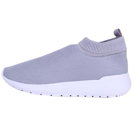 Tenis Meia Feminino Calce Facil Respiravel Espumado Caminhada Conforto Leve - Cinza é ruim? Tenis Meia Feminino Calce Facil Respiravel Espumado Caminhada Conforto Leve - Cinza é boa?