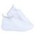 Tênis Meia Feminino Slip On Elástico Casual Moderno Resistente Confortável - Branco