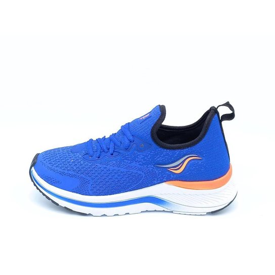 Tenis Meia Masculino Academia Fit - Azul Menor preço em Tenis Meia Masculino Academia Fit - Azul