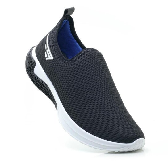 Tênis Meia Masculino Calce Fácil Caminhada Leve Conforto - Preto+Azul é ruim? Tênis Meia Masculino Calce Fácil Caminhada Leve Conforto - Preto+Azul é boa?