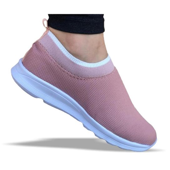 Tenis Meia Masculino Feminino Slip On Calce Fácil - Rosê é ruim? Tenis Meia Masculino Feminino Slip On Calce Fácil - Rosê é boa?