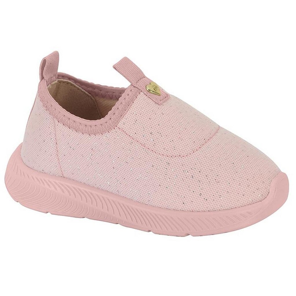 Tenis Menina Molekinha Tecido Gliter Slip On 2723.100