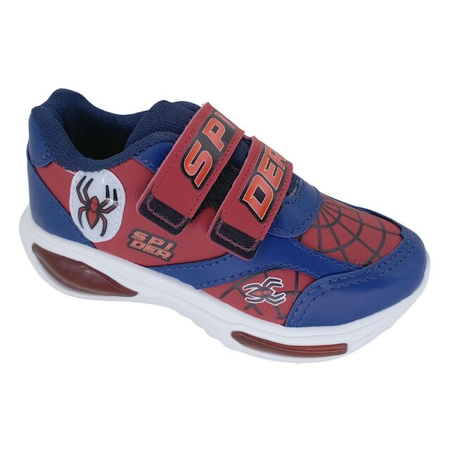 Tênis Minipè Spider Led MP2537 - Juvenil - Azul | Netshoes