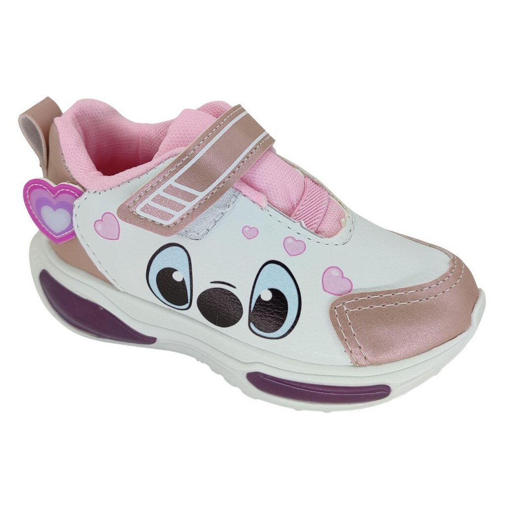Tênis Minipè Stitch Led MP2538 - Juvenil