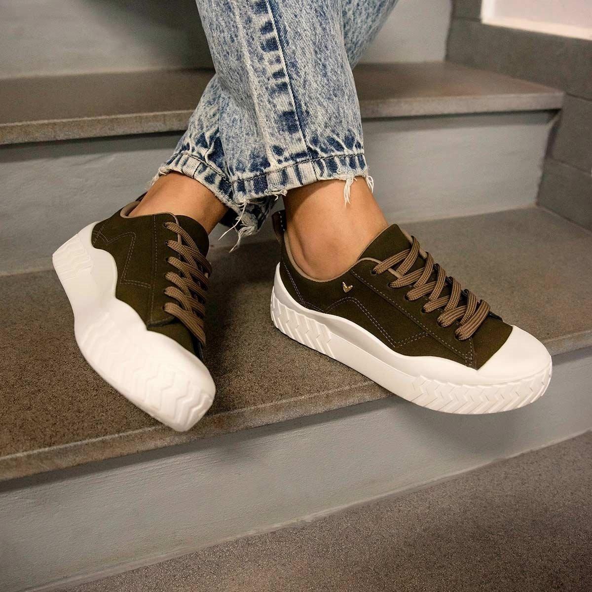 Tênis Mississipi Flatform Feminino Q3091 - Verde | Netshoes