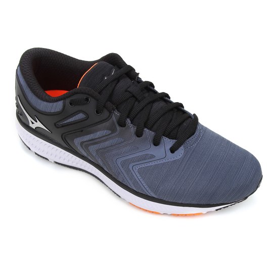 Tênis Mizuno Arrow Masculino - Grafite+Laranja