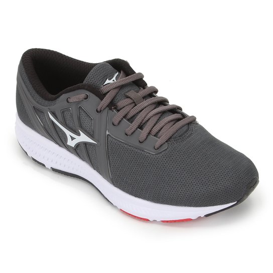 Tênis Mizuno Atlas Masculino - Cinza+Preto Menor preço em Tênis Mizuno Atlas Masculino - Cinza+Preto