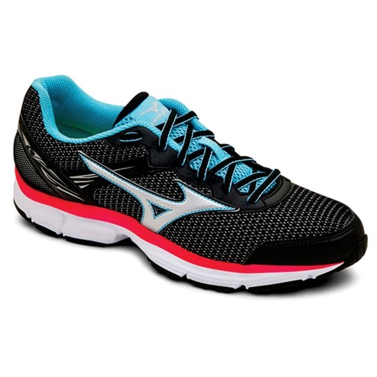 Tênis Mizuno Feminino Brave N 4137638 - Preto+Azul Menor preço em Tênis Mizuno Feminino Brave N 4137638 - Preto+Azul