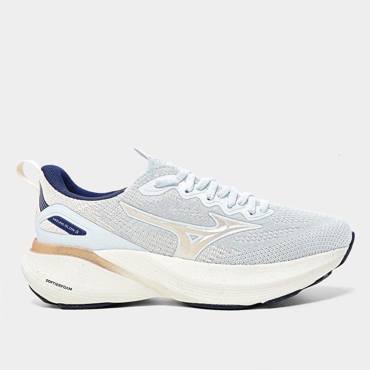 Tênis Mizuno Glow Feminino Azul Claro Netshoes