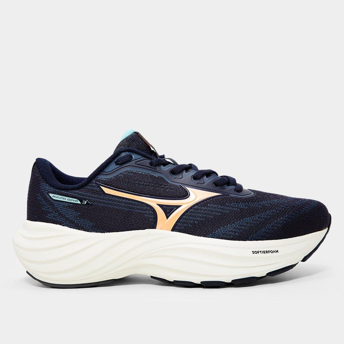 Tênis Mizuno Goya 3 Feminino - Marinho+Coral | Netshoes