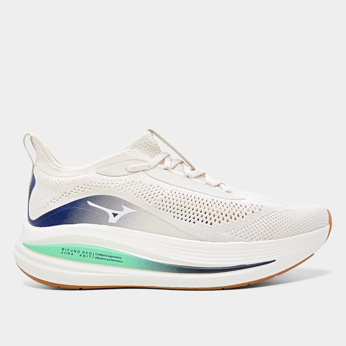 Tênis Mizuno Neo Aura Knit Masculino - Bege | Netshoes