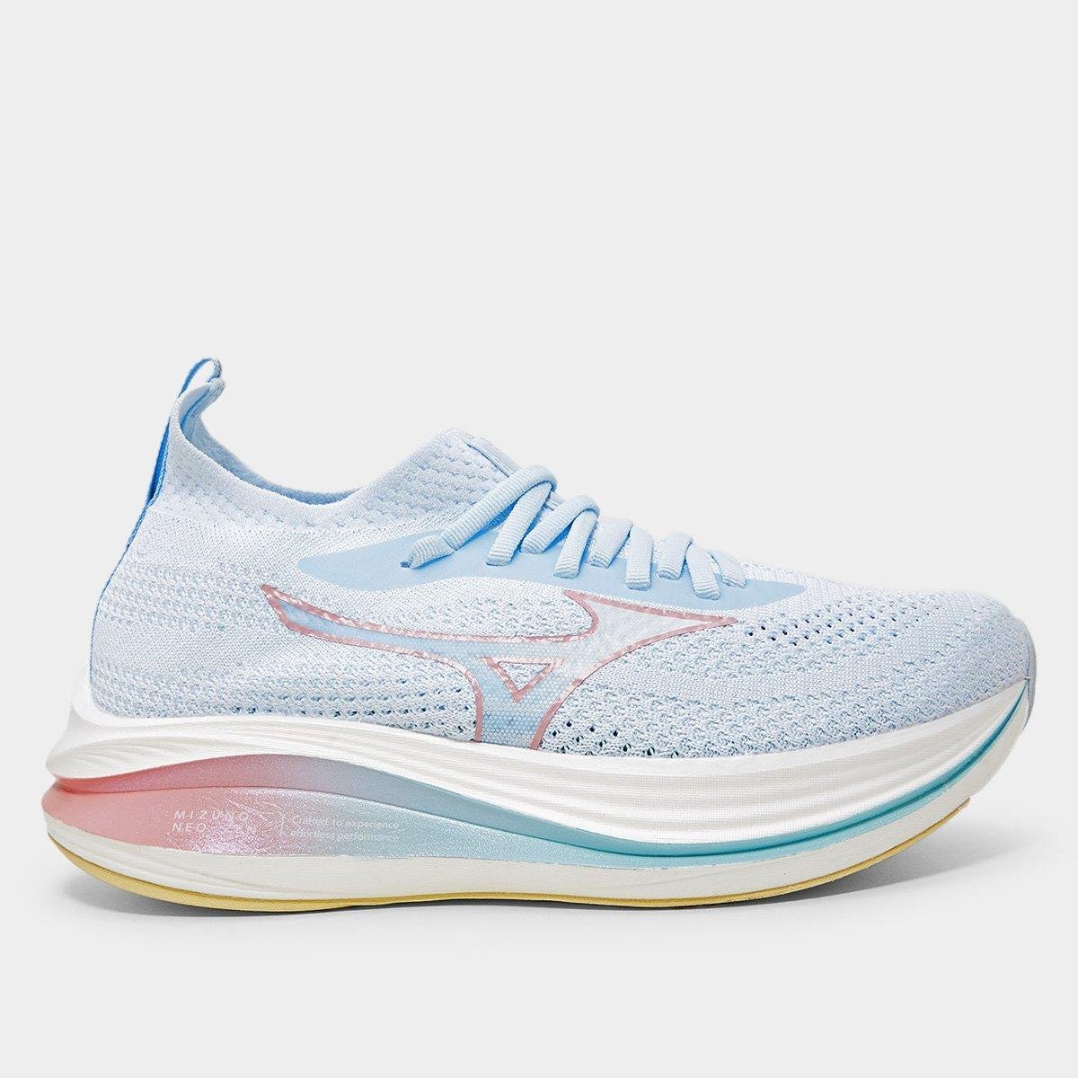 ノーカウント Tênis Mizuno Neo Zen Feminino - Azul Claro | Netshoes