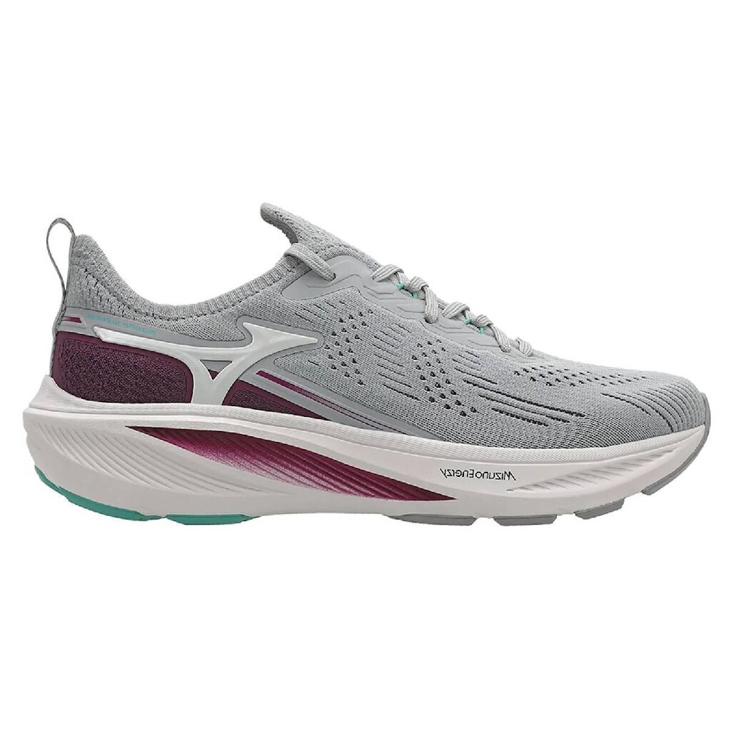 Tênis Mizuno Sunrise Feminino - 40 - Cinza-Bordô