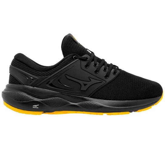 Tenis Mizuno Titan Masculino - Preto E Amarelo - Preto+Amarelo Menor preço em Tenis Mizuno Titan Masculino - Preto E Amarelo - Preto+Amarelo