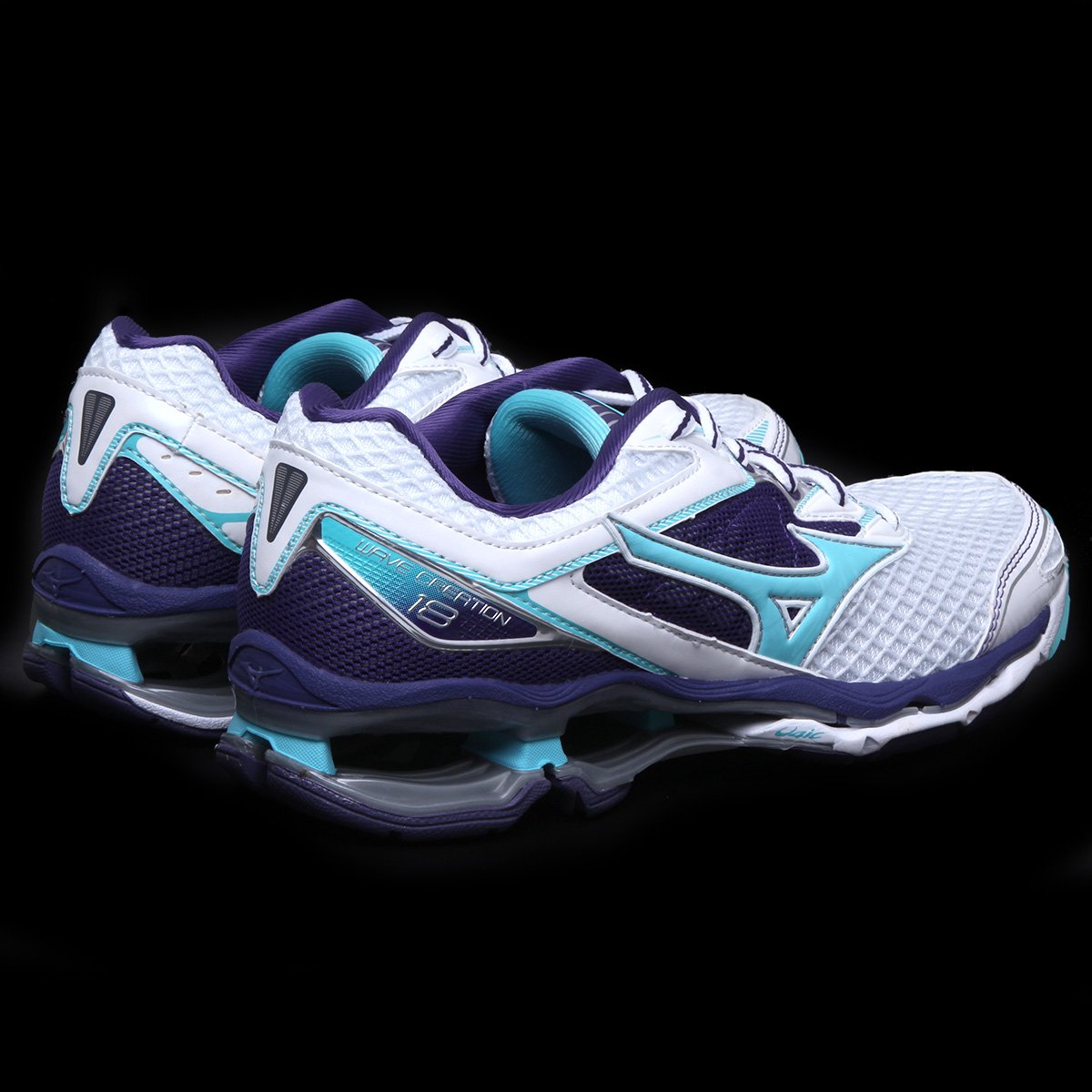 Tênis Mizuno Wave Creation 18 Feminino Branco+Roxo Netshoes