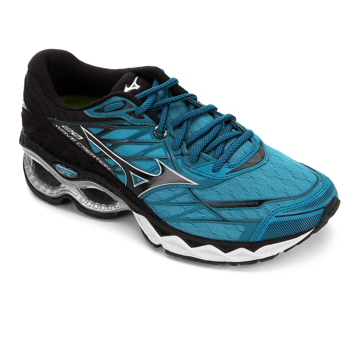 Tênis Mizuno Wave Creation 20 Masculino - Azul+Verde | Netshoes