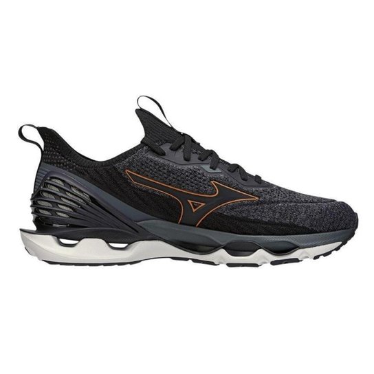 Tênis Mizuno Wave Endeavor Knit Amortecedor Masculino - Preto Menor preço em Tênis Mizuno Wave Endeavor Knit Amortecedor Masculino - Preto