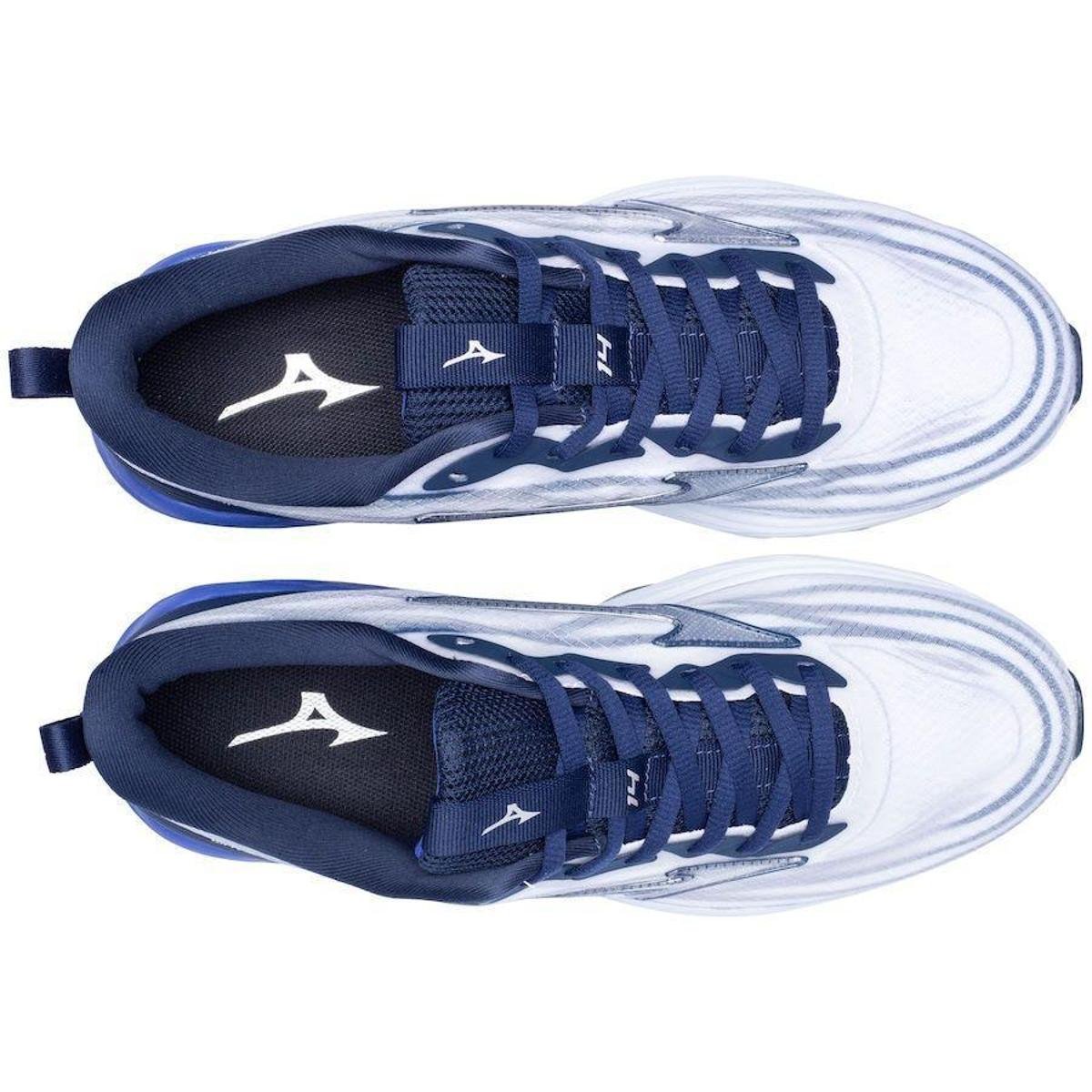 TENIS MIZUNO WAVE FRONTIER 14 101026026 52 BRANCO AZUL MASCULINO