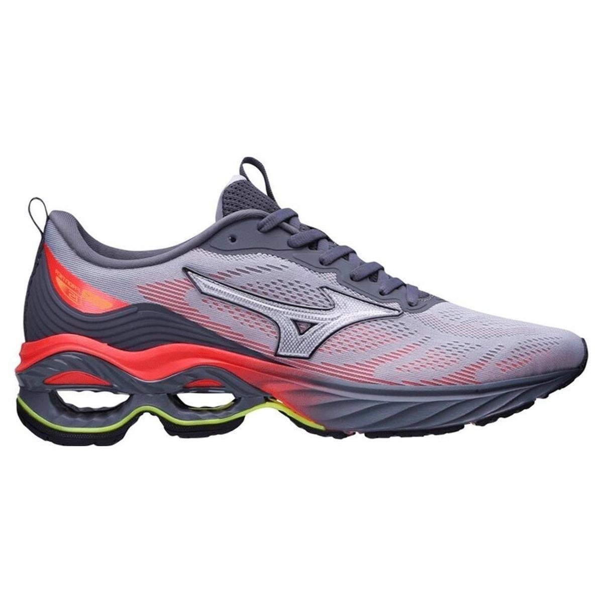 Tênis Mizuno Wave Frontier 15 - Masculino - 44 - Cinza