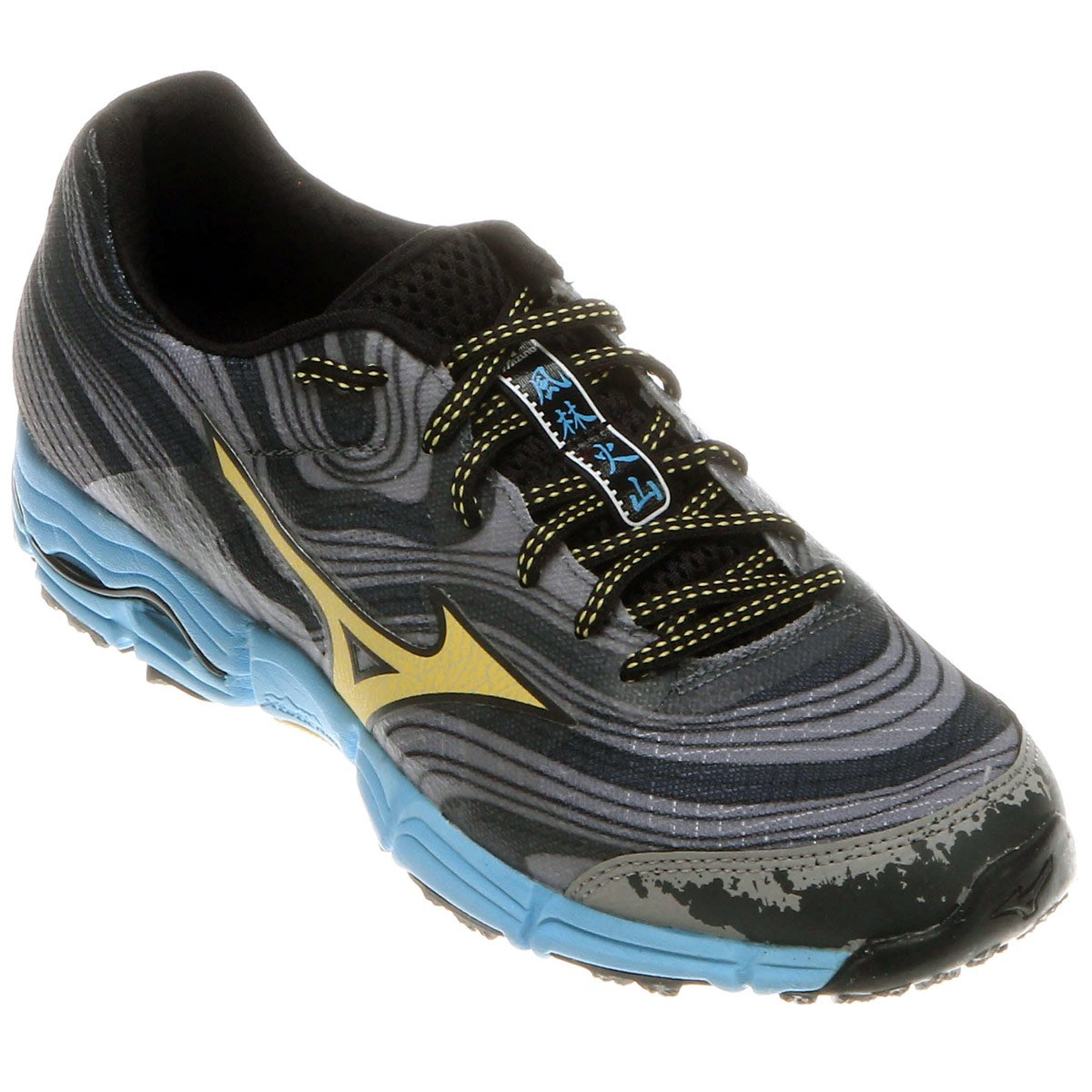 Tênis Mizuno Wave Kazan - Chumbo+Azul | Netshoes