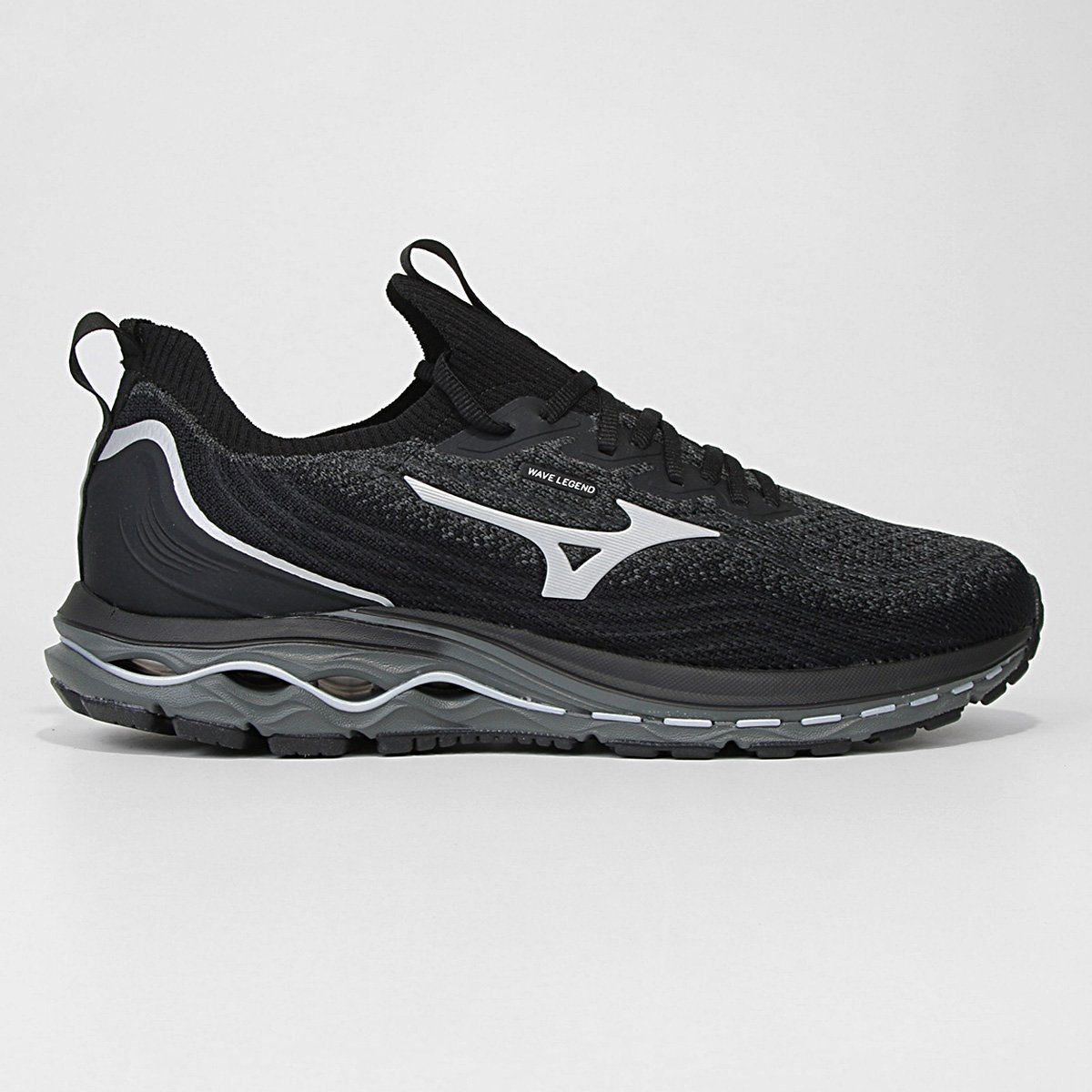Tênis Mizuno Wave Legend Masculino Preto+Chumbo Netshoes