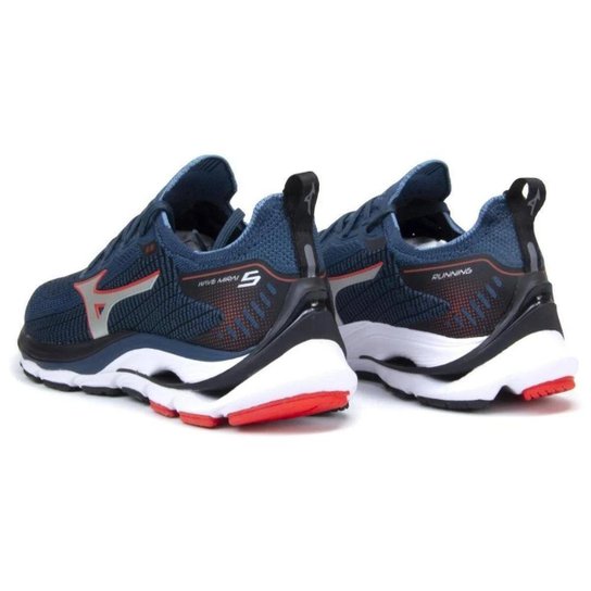 TENIS MIZUNO WAVE MIRAI 5 101042042 AZUL PETROLEO MASCULINO