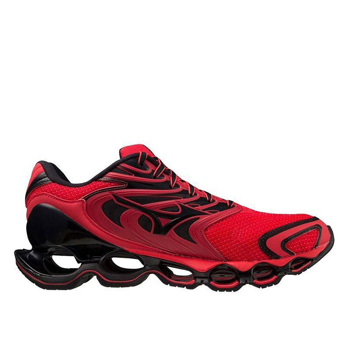 Mizuno Masculino Mizuno Prophecy Preto E Vermelho Tênis Mizuno