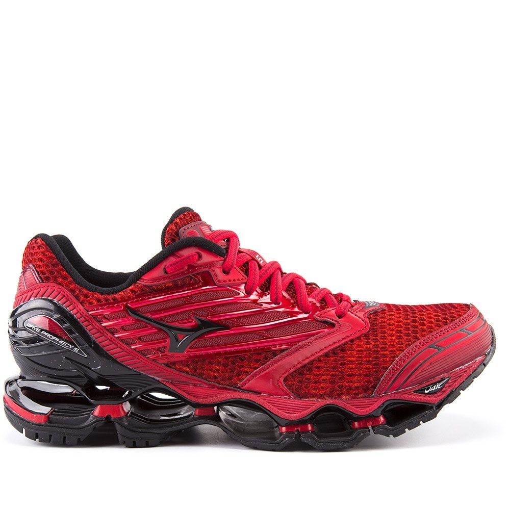 Tênis Mizuno Wave Prophecy Masculino Vermelho Netshoes