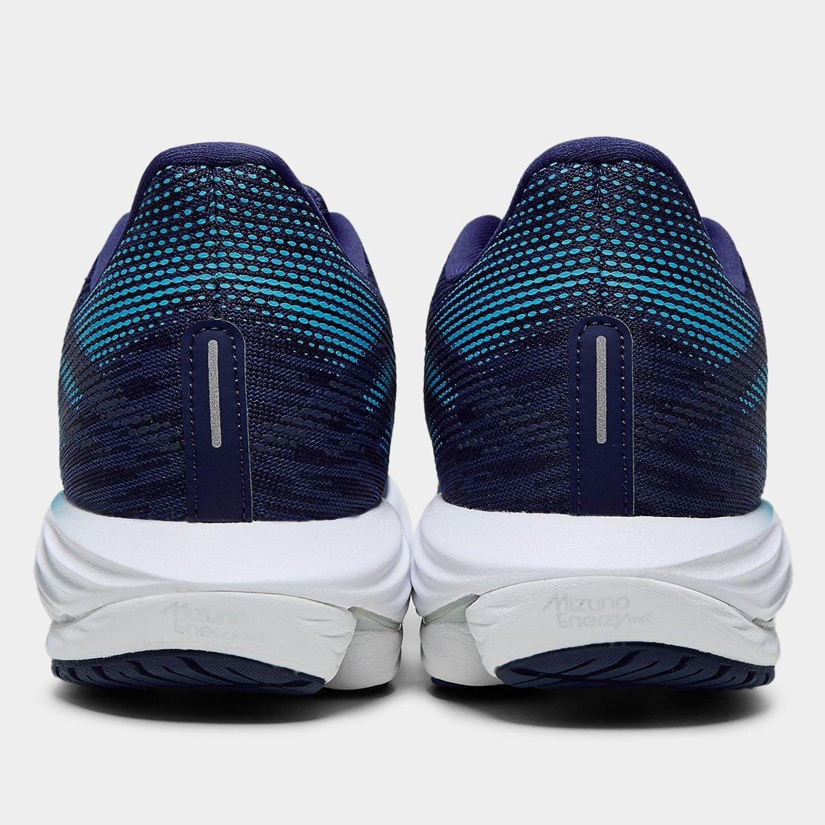 Tênis Mizuno Wave Rider 28 - Marinho+Branco | Netshoes