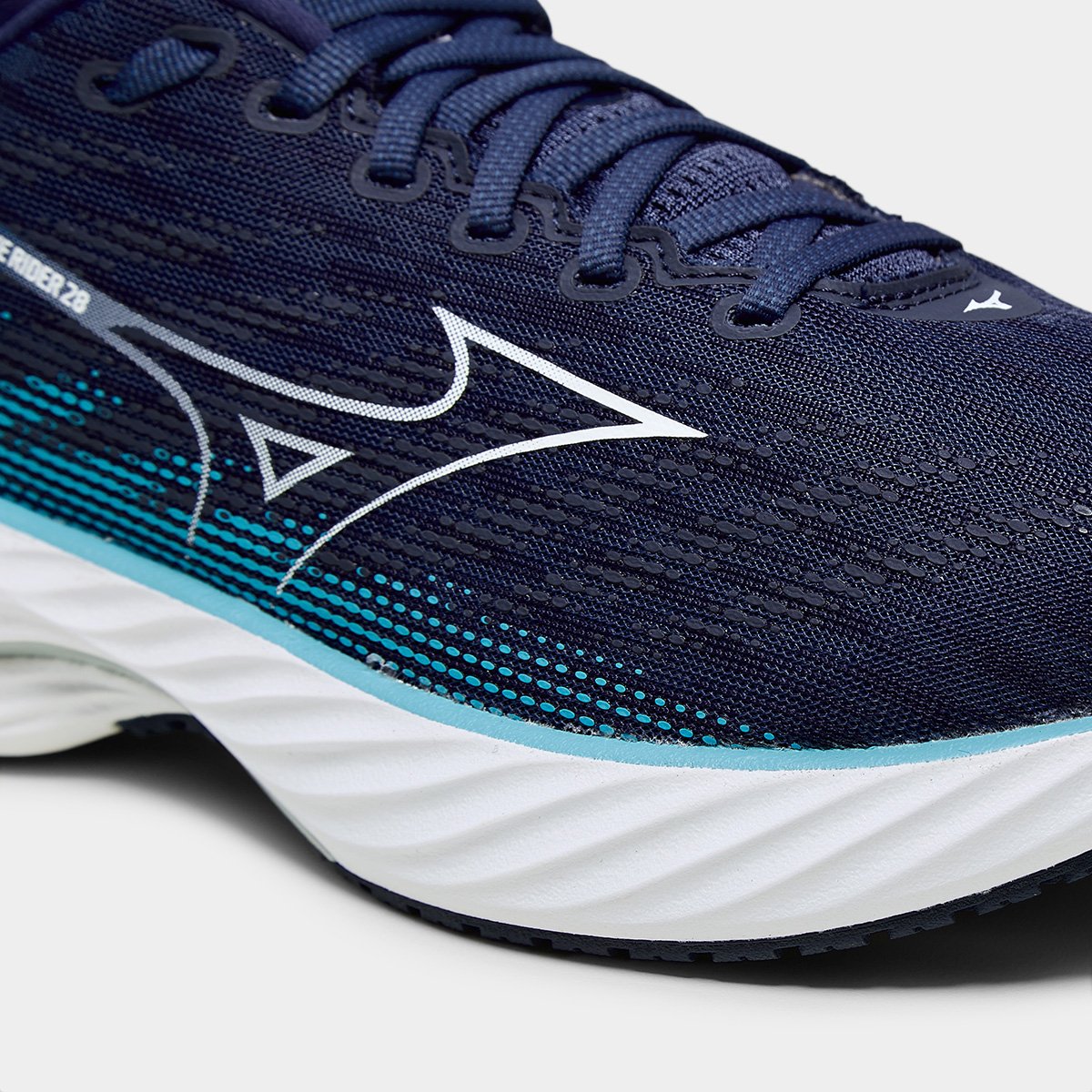 Tênis Mizuno Wave Rider 28 - Marinho+Branco | Netshoes
