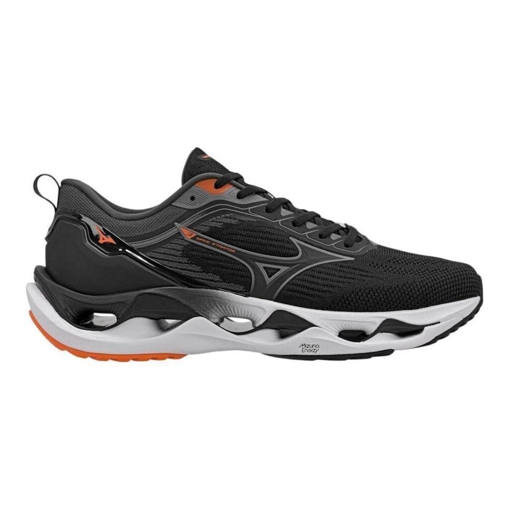 Tênis Mizuno Wave Stratos 3 Masculino - Preto 43