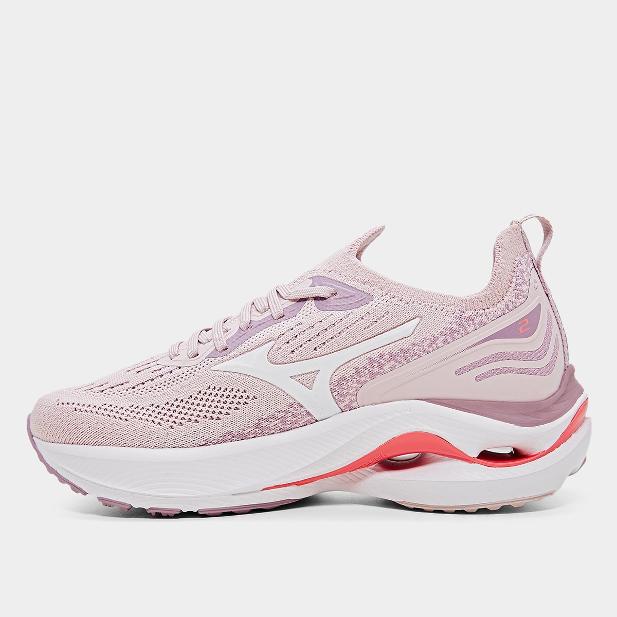 Tênis Mizuno Wave Zest 2 Feminino - Rosa | Netshoes