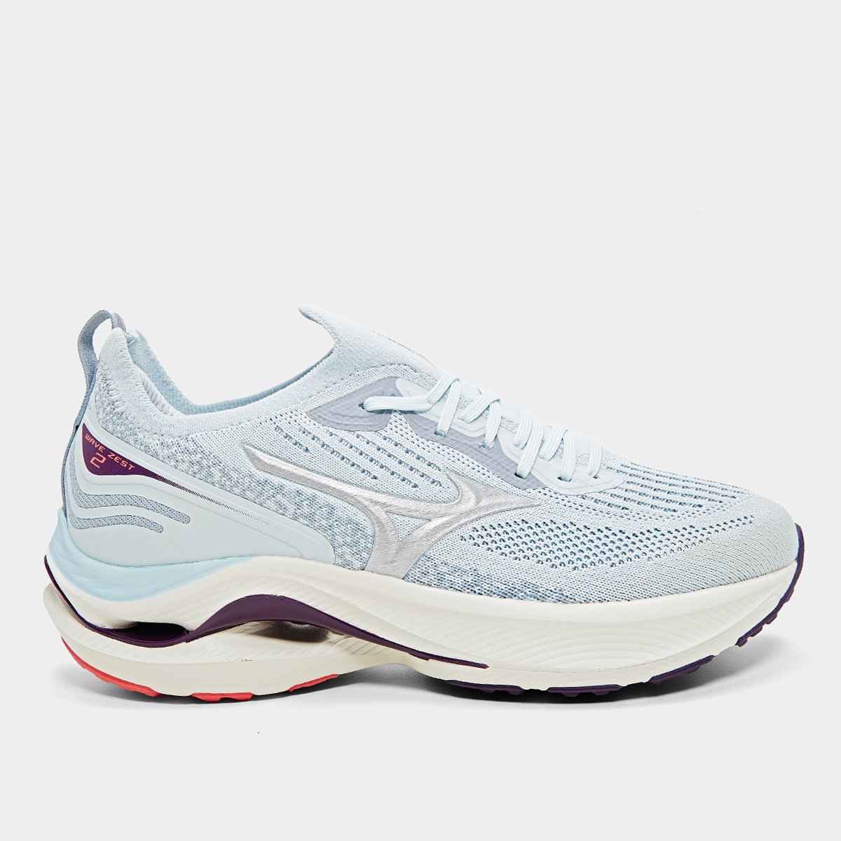 Tênis Mizuno Wave Zest 2 Feminino - Azul Claro | Netshoes