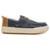 Tenis Mocassim Infantil Menino Em Couro Gambo Azul - Azul Petróleo+Amarelo